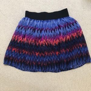 Colorful High Waisted Skirt